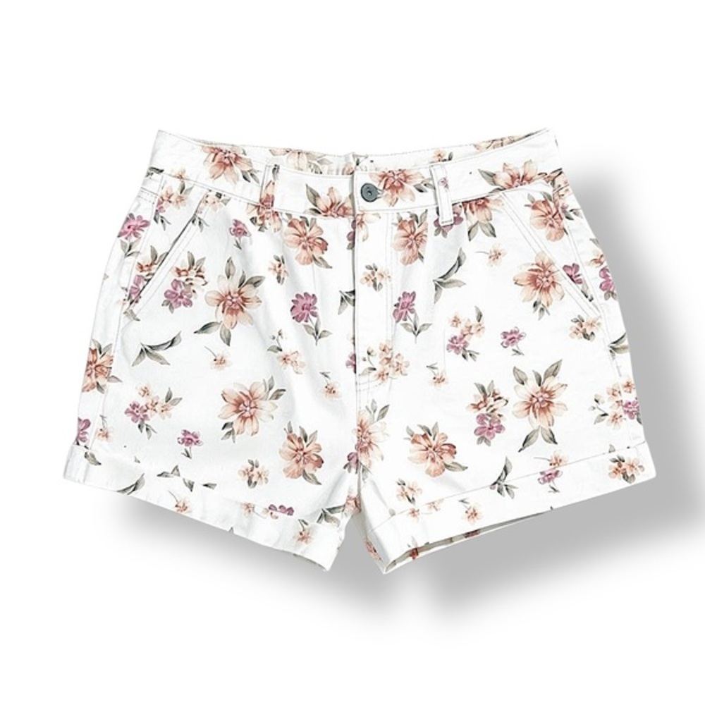 4/$20 American Eagle Outfitters Floral Print Denim Shorts Size 6